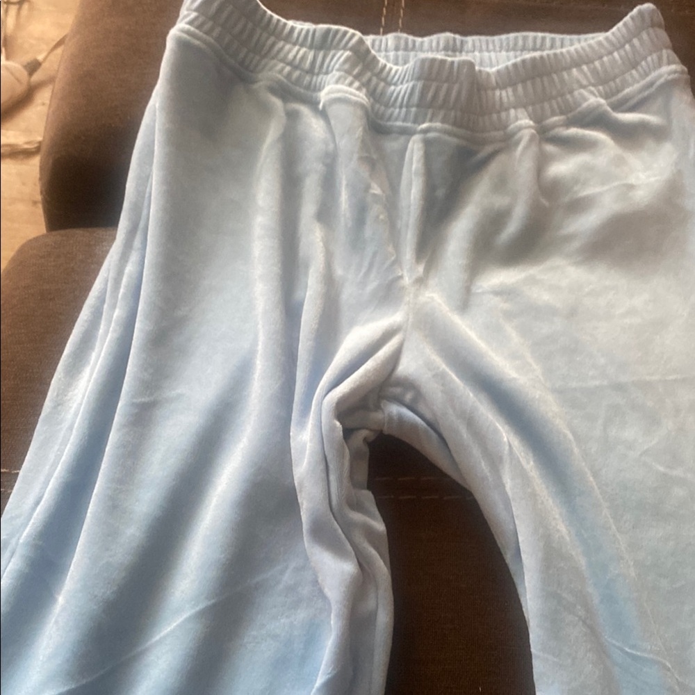 Hollister Blue Track Pants with Elastic Waistband